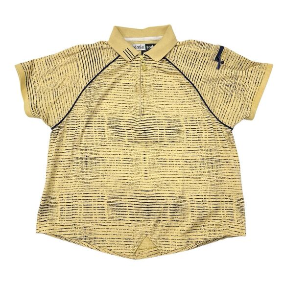 Jamie Sadock Top Small Yellow Short Sleeve Pullover Polo Shirt Golf Tennis - Picture 1 of 8